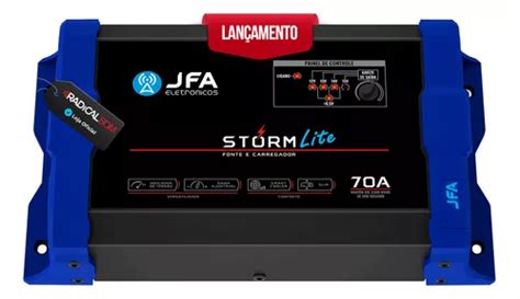 Fonte Carregador Jfa 70a Storm Lite Bivolt P Caixa Bob Parcelamento