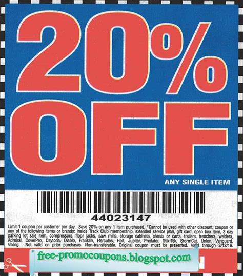 Printable Coupons 2023: Harbor Freight Coupons