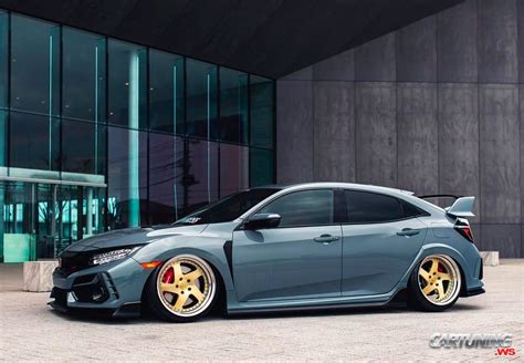 Bagged Honda Civic Typer Fk Side