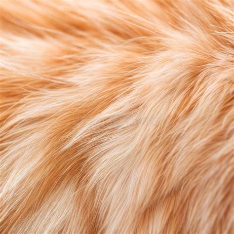 Close Up Of A Beautiful Sandy Blonde Fur Texture Stock Illustration