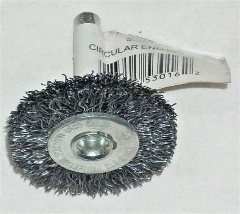 Kt Industries 5 3016 Circular End Wire Brush 1 12 Dia X 14 Shank Ebay