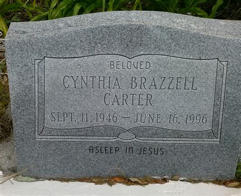 Cynthia Brazzell Carter Find A Grave Memorial