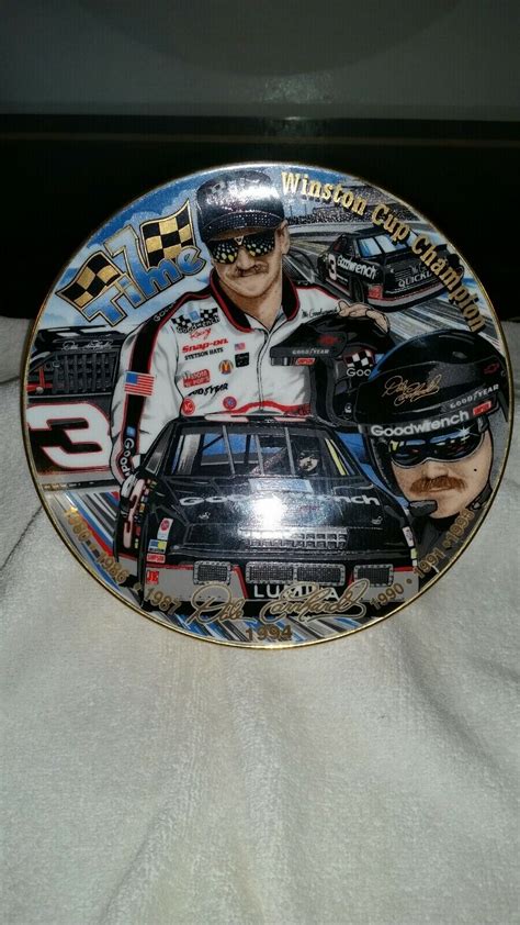 Dale Earnhardt 1994 7 Time Winston Cup Champion 22k Gold Rimmed