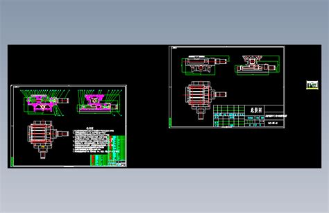 数控铣床x Y工作台的结构设计（含cad图纸及说明书）autocad 2004模型图纸下载 懒石网