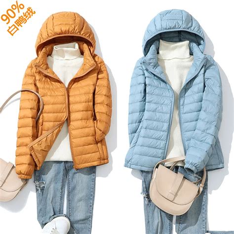 2023 Fall Winter Jackets For Women Light Thin Down Jacket Women S 90