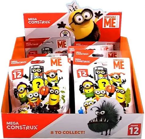 Despicable Me Minion Made Series 12 Mystery Box 24 Packs Mega Construx