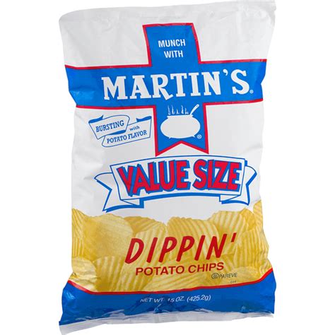 Martins Potato Chips Dippin Sea Salted Value Size Shop Central