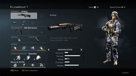 Bulldog Shotgun Weapon Guide Call Of Duty Ghosts Best Soldier Setup