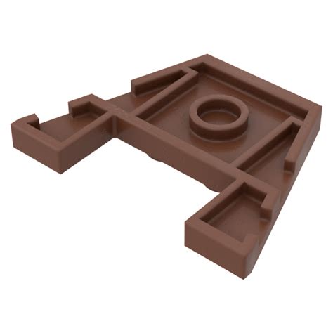 LEGO Reddish Brown Wedge Plate 3 X 4 With Stud Notches 28842 48183