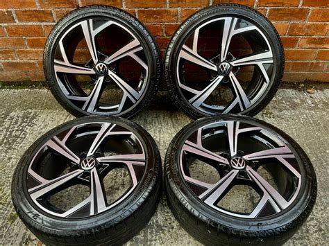 18 Genuine Vw Golf R Mk8 Gt Gti Gte Jerez Alloy Wheels Tyres Alloys