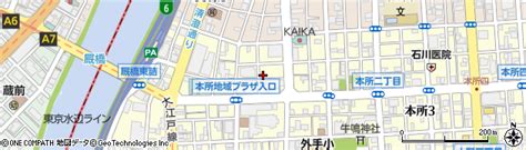 東京都墨田区本所1丁目26 11の地図 住所一覧検索｜地図マピオン