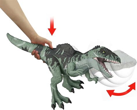 Juguete Dinosaurio Giganotosaurus De Jurassic World Dominion Strike N Roar Figura De Acción Con