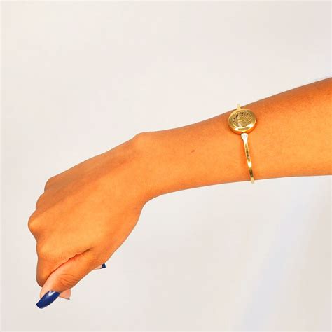 Bracelete Difusor Rvore Da Vida Dourado Em A O Inoxid Vel