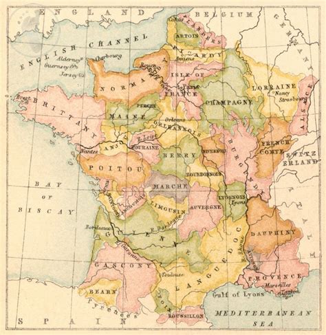 French Revolution Map 1789