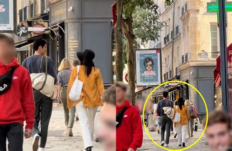 Sbs Star Year Couple Shin Mina Kim Woo Bin Walk Around In Paris