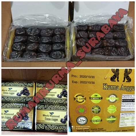 Jual Kurma Bam Kurma Anggur Black Diamond Shopee Indonesia