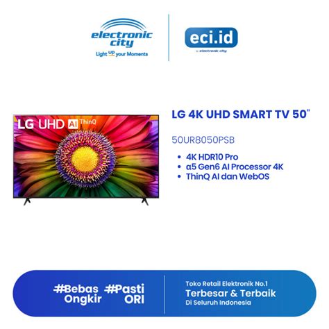 Jual Lg Inch K Uhd Smart Tv Ur Psb Shopee Indonesia