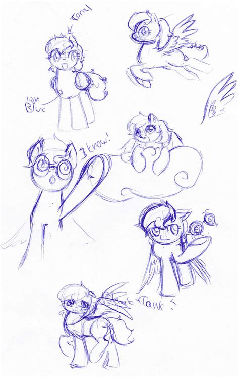 Mlp Sketches Of Kurolays Oc By Nothingspecialx9 On Deviantart