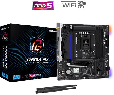 Tarjeta Madre ASRock B760M PG Riptide WiFi