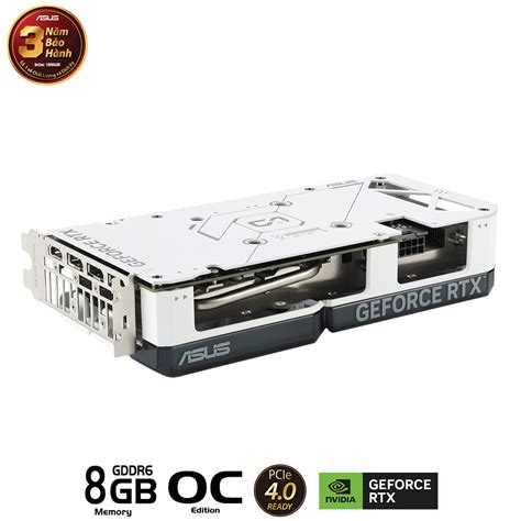 ASUS Dual GeForce RTX 4060Ti White OC Edition 08GB GDDR6X