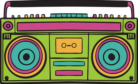 Zafod Boombox Clipart