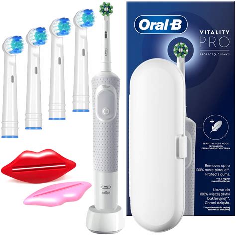 Szett Oral B Vitality Pro Protect X Clean Elektromos Fogkef K Feh R