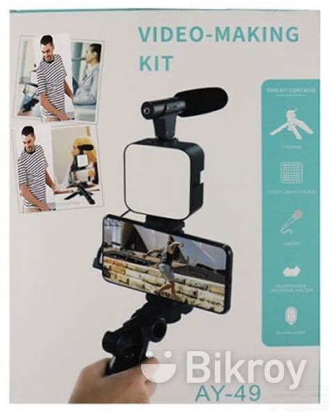 Ay Video Making Tripod Kit With Mic For Sale In Mohammadpur Bikroy