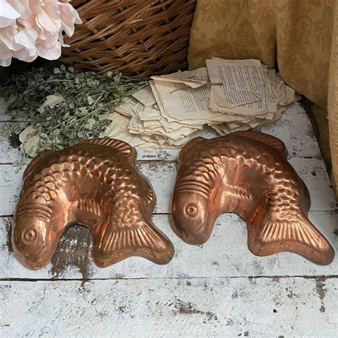 Copper Fish Mold Etsy