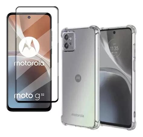 Funda antichoque para Moto G32 y película de vidrio 3D MercadoLibre