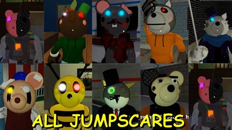 All Jumpscares Piggy Book Hard Mode Chapters Fanmade Youtube