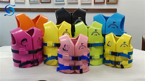 Waterfun Vinyl Dipped Soft Kids Life Jacket For Swimming Pool Water