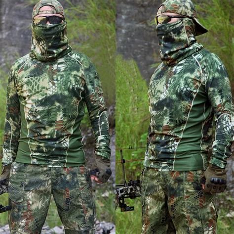 Kryptek Camouflage Hunting Clothes Outdoor Sports Quick Dry T Shirt