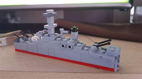 My 9 year old made a micro warship : r/lego