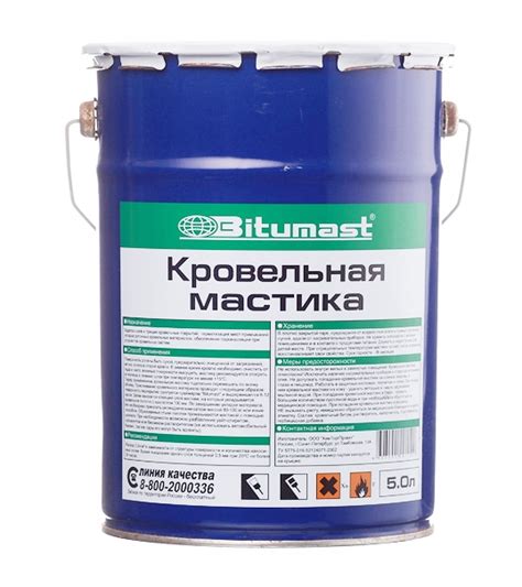 Мастика битумная кровельная Bitumast 4,2 кг/5 л — купить в Санкт ...