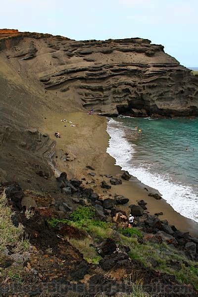 Green Sand Beach - Big Island Hawaii