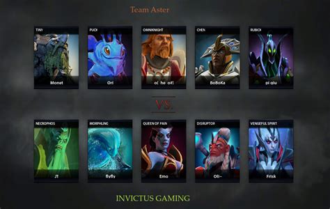 Aster Vs Ig Match On Oga Dota Pit S Dota