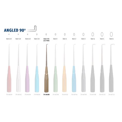 Color Cervical Curette Gold Angled Boss Surgical