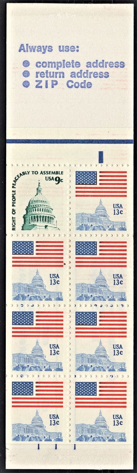 Bk Scott A C Flag Over Capitol C Single Mnh Booklet