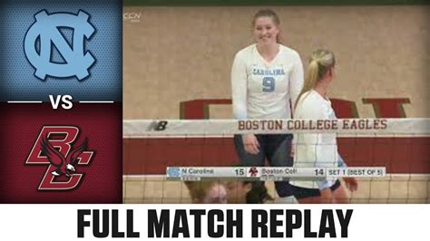 North Carolina Vs Boston College Full Match Replay 2023 ACC