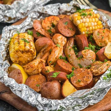 Shrimp Boil Foil Pack Eating On A Dime