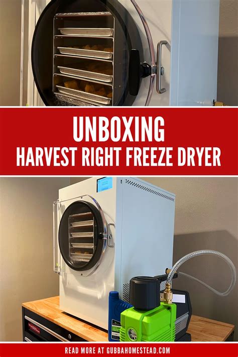 Unboxing Harvest Right Freeze Dryer Harvest Right Freeze Dryer