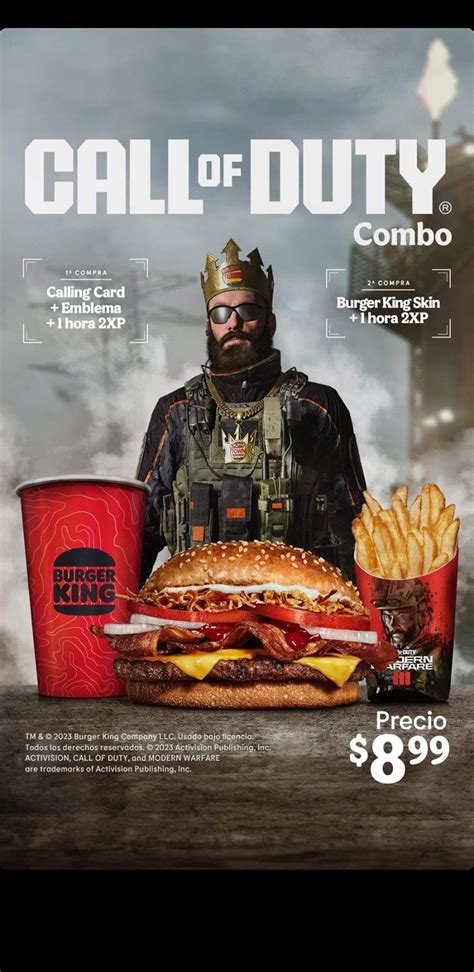 This Is The Burger King Bonus Operator Skin For Modern Warfare 3 R