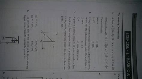 A Body Is Under The Action Of Two Equal And Opposite Forces Each Of 3 N