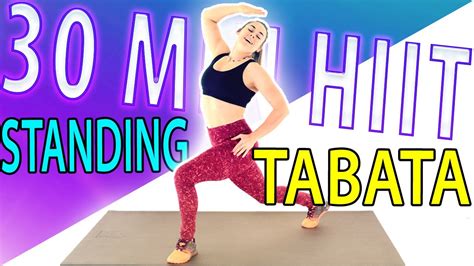 Intense Hiit Standing Tabata Workout Minutes Full Body Fat Burn