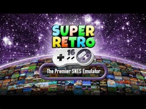 Superretro Snes Emulator Premium Apk Youtube