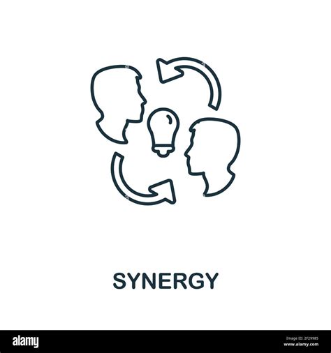 Synergy Icon Simple Element From Team Building Collection Creative