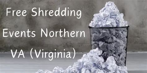 Free Shredding Events Fairfax Va Edithe Valida