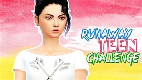 Lets Play The Sims 4 Runaway Teen Challenge Part 1