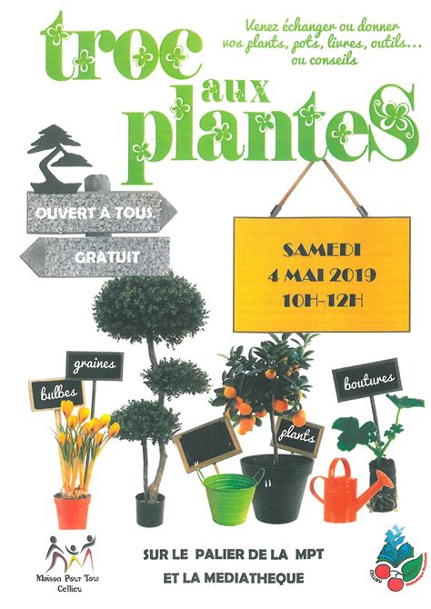 Troc aux plantes 2019 Bienvenue à Cellieu