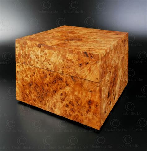 Poplar Burl Wood Box Fv141 Inspired From A South Sumatra Traditional